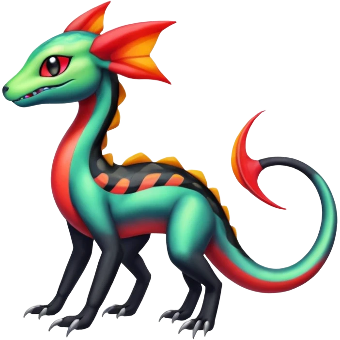 Meloetta-Salandit-Pokémon-Fakémon-fusion-hybrid-creature emoji