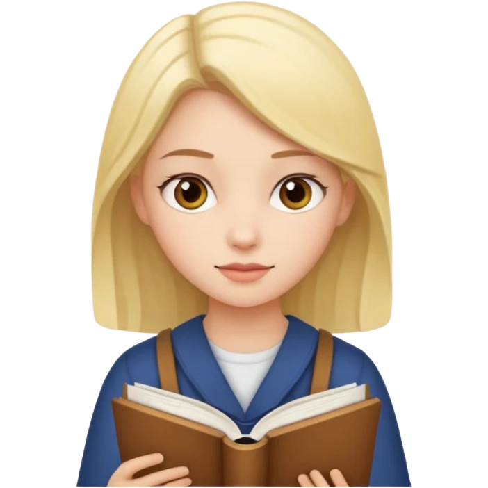 girl study emoji