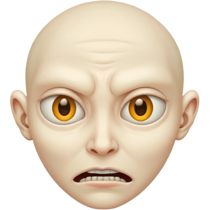 Devious face emoji