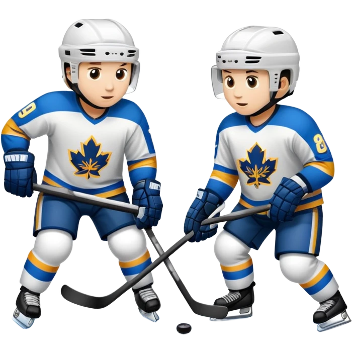 Beer league ice hockey emoji