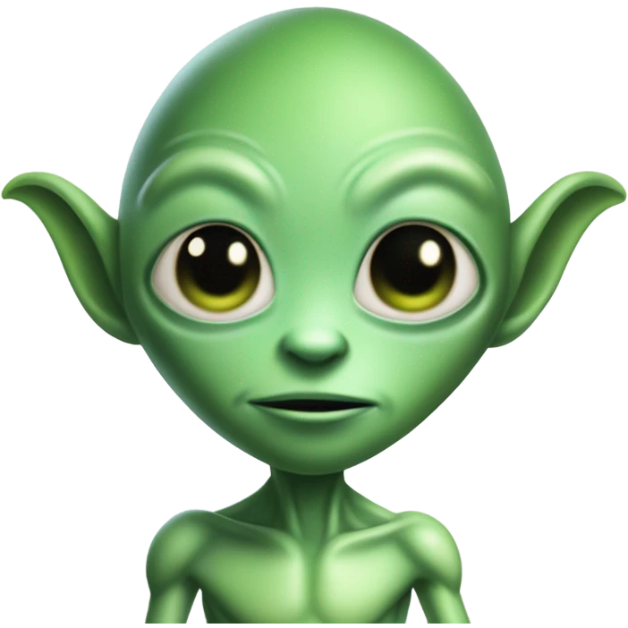 alien on a beach emoji