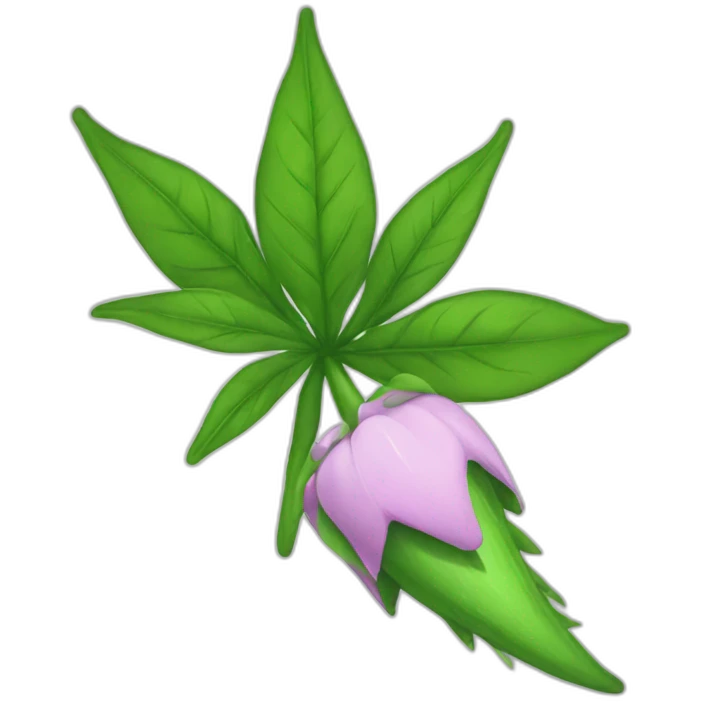 Licorne weed emoji