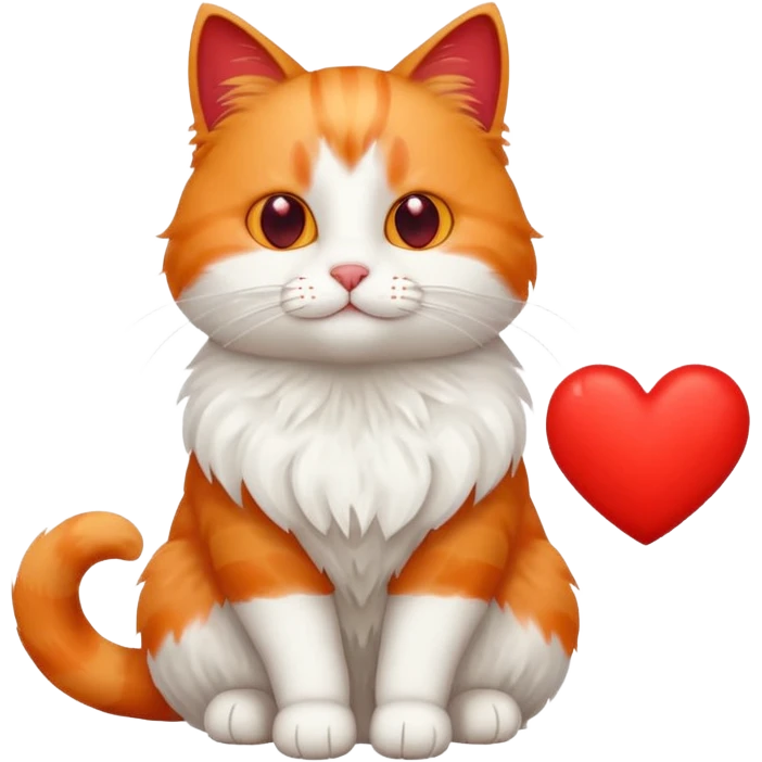 Gato san Valentín  emoji