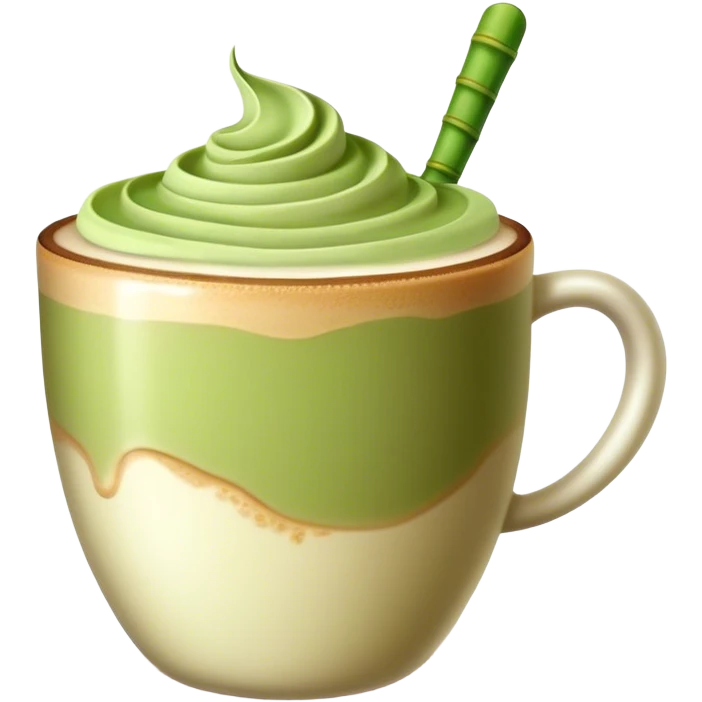 Matcha Latte coco  emoji