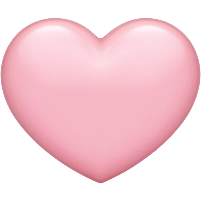 light pink heart emoji