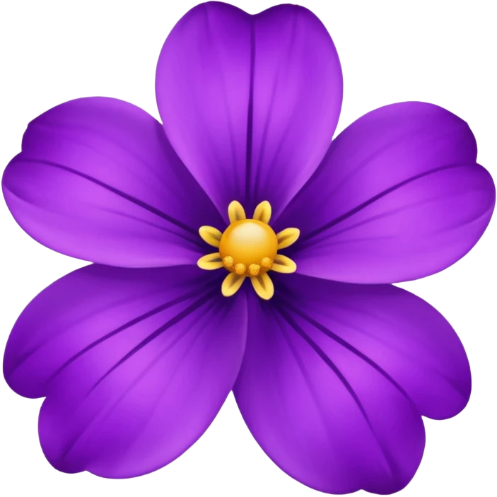 Violet flower emoji
