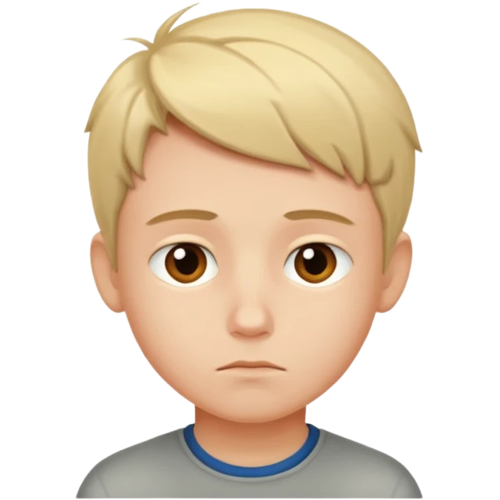 boy thinking emoji