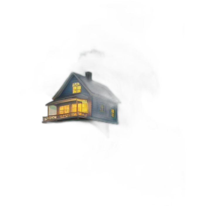 wave under house emoji