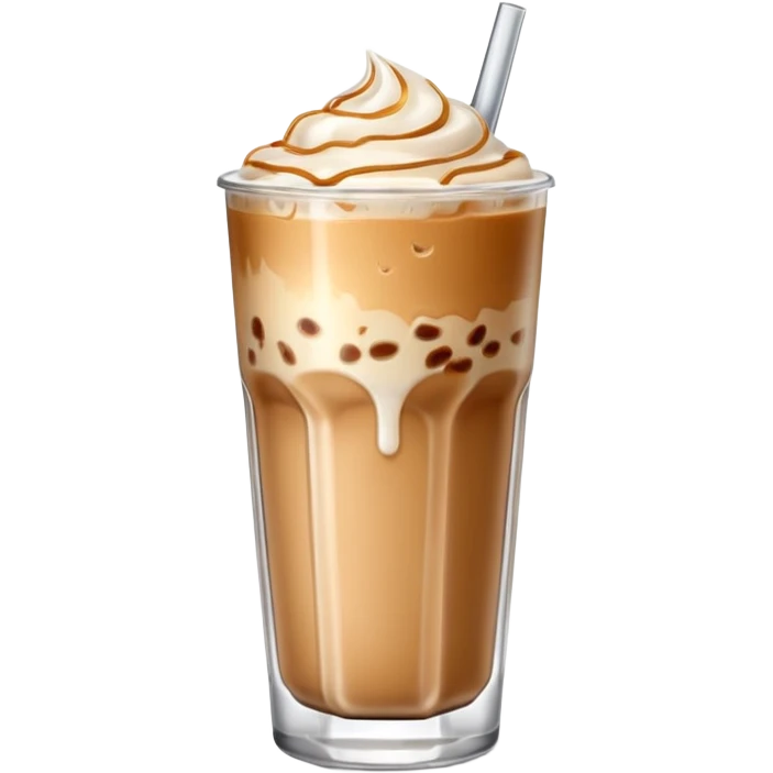 Iced latte  emoji
