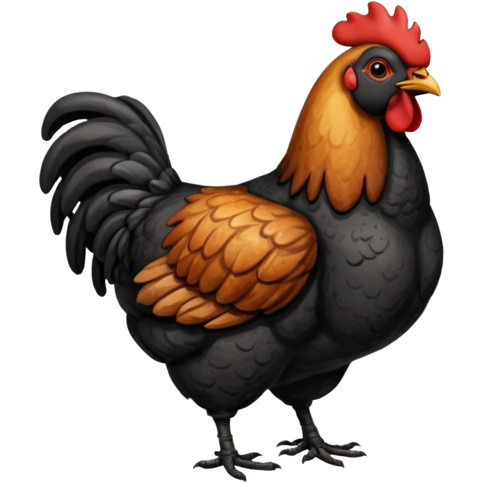coal  chicken emoji