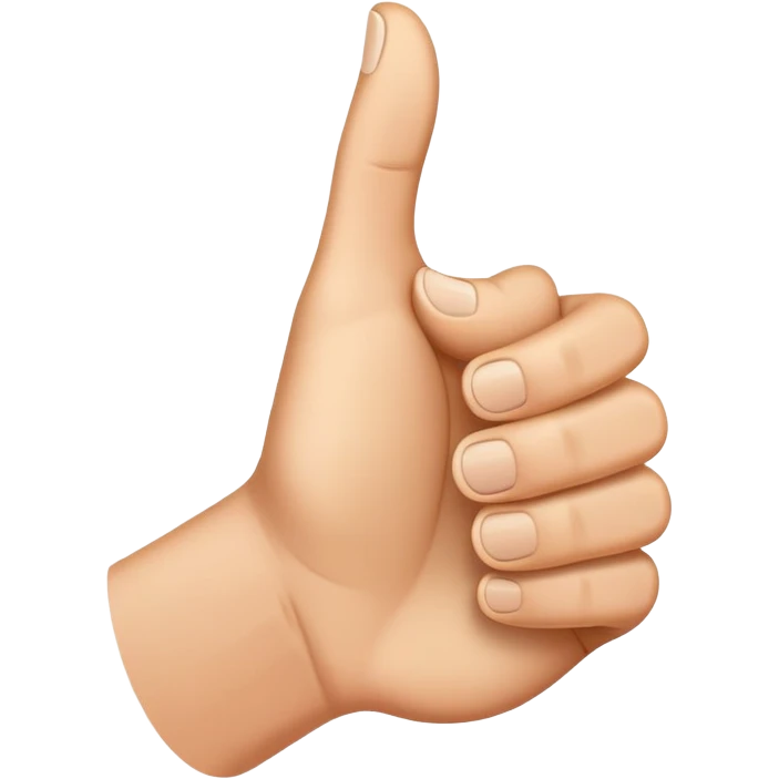 thumb pointing forward emoji