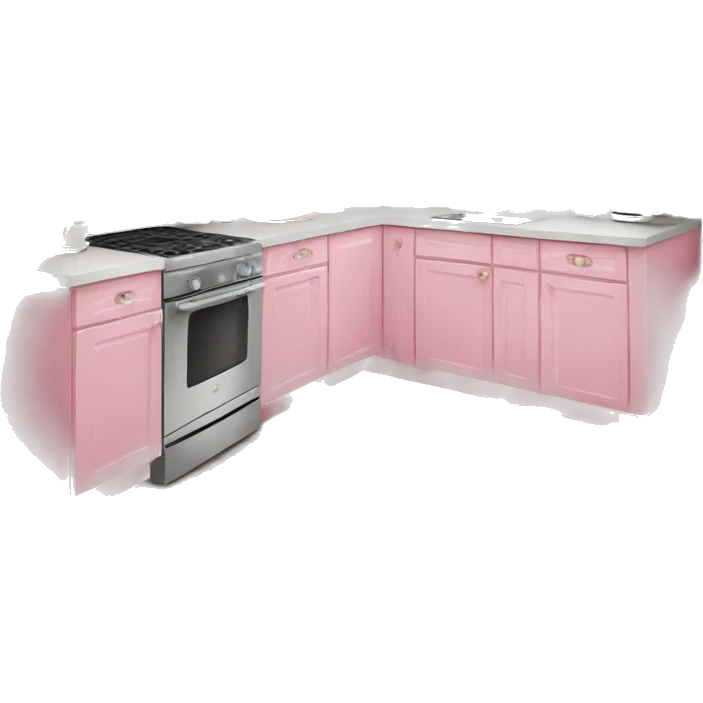 Kitchen pink emoji