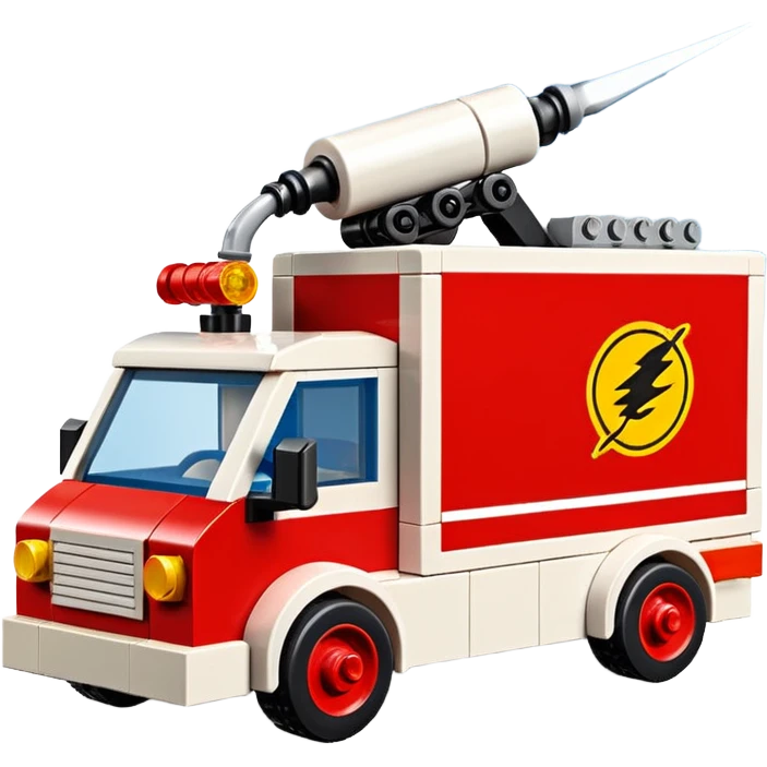  lightning Bug busters exterminators moving truck Lego  emoji