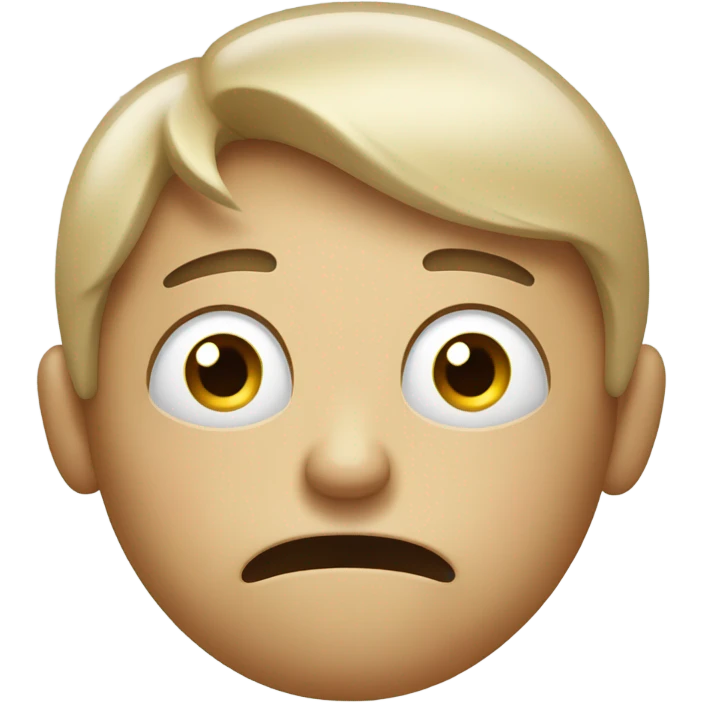 Whew! Emotion face emoji