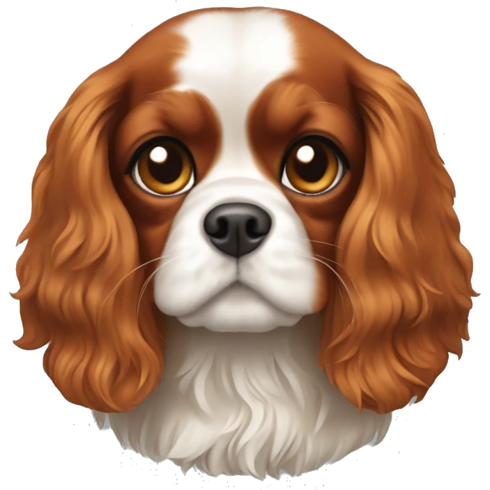 Cavalier King Charles spaniel dog emoji