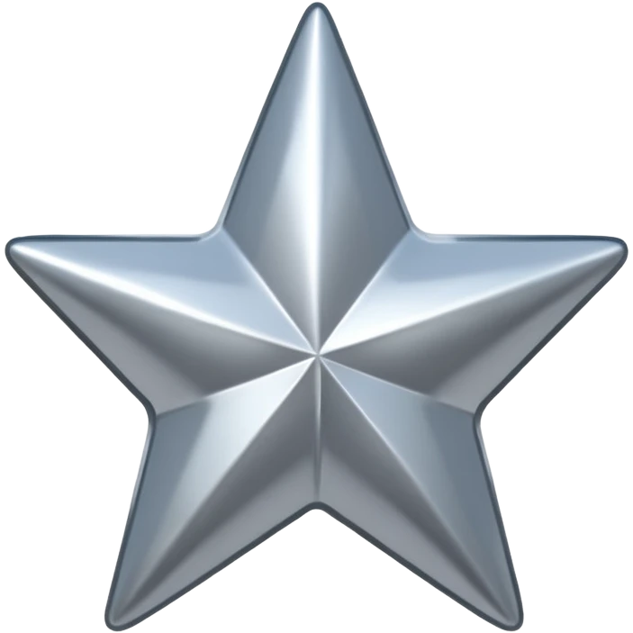 Silver star emoji