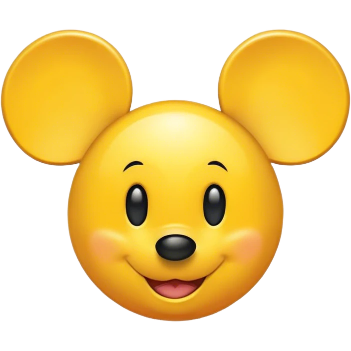 Sun wearing Mickey ears  emoji