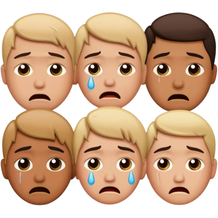 crying people emoji