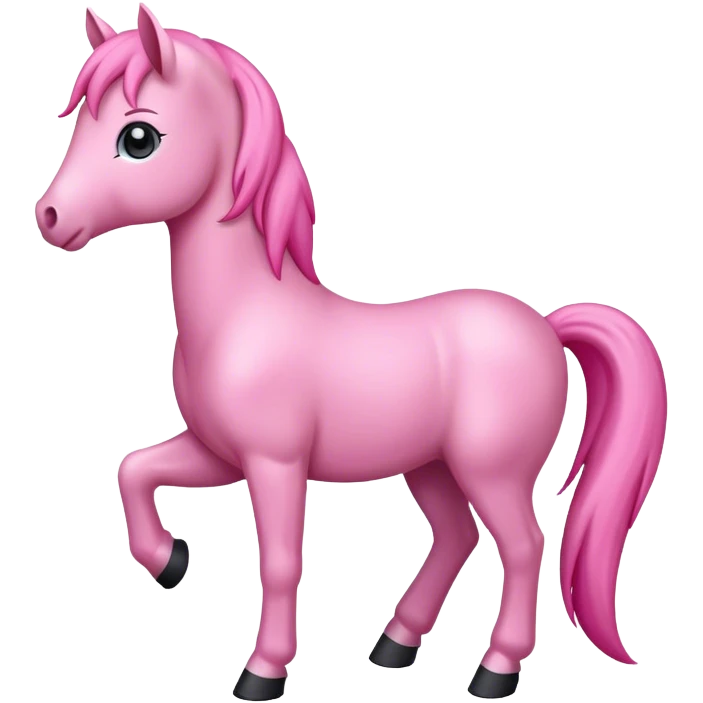 Pink pony emoji