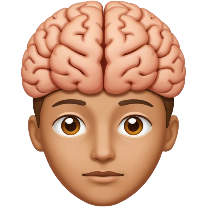 Create 67 emoji with a brain wrote emoji