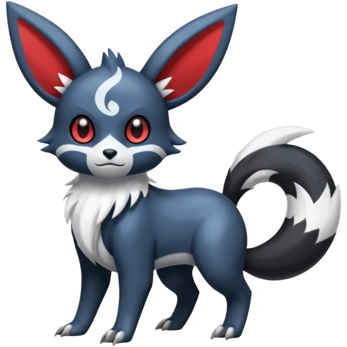 Umbreon-Absol-Minccino-Zangoose-fusion-hybrid-creature  emoji