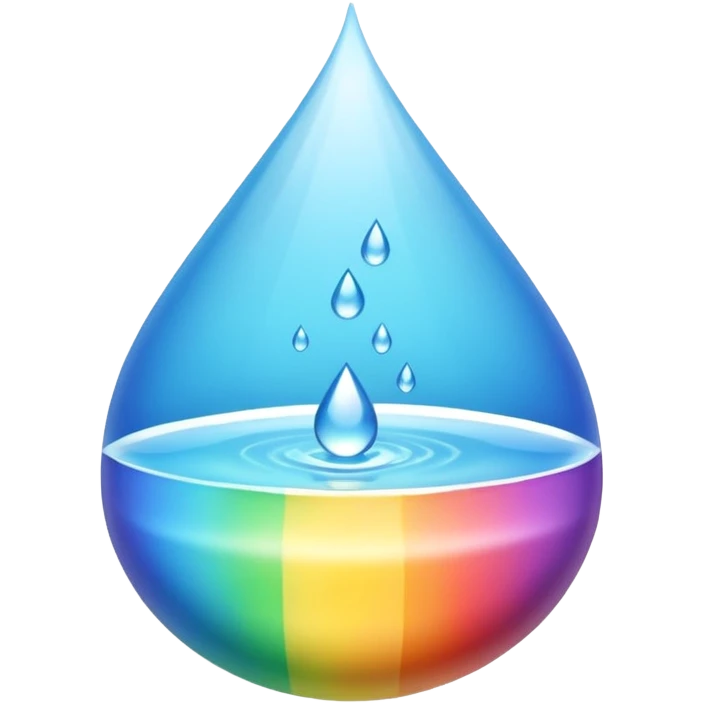 rainbow water emoji