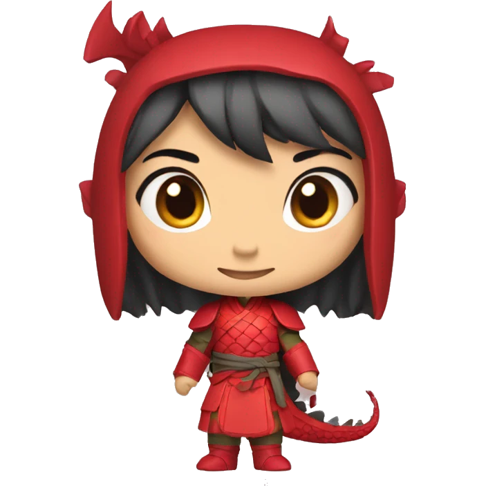 dragon mulan red emoji