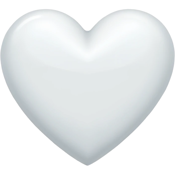 белое сердце

 emoji