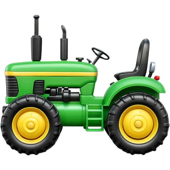 green plastic toy  tractor emoji