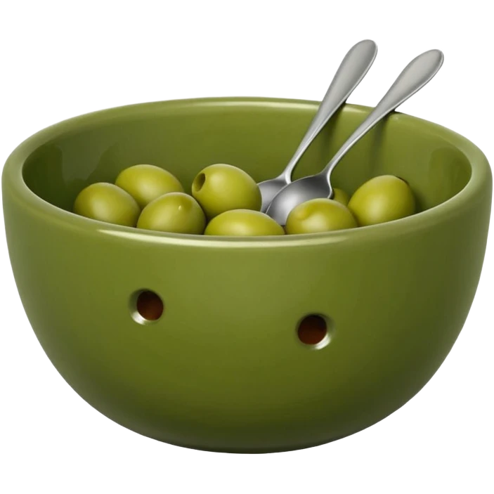 olive bowl emoji