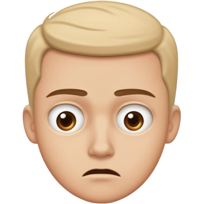 Confused face emoji
