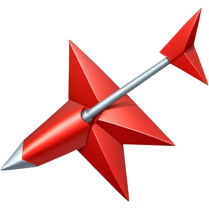 big red arrow emoji