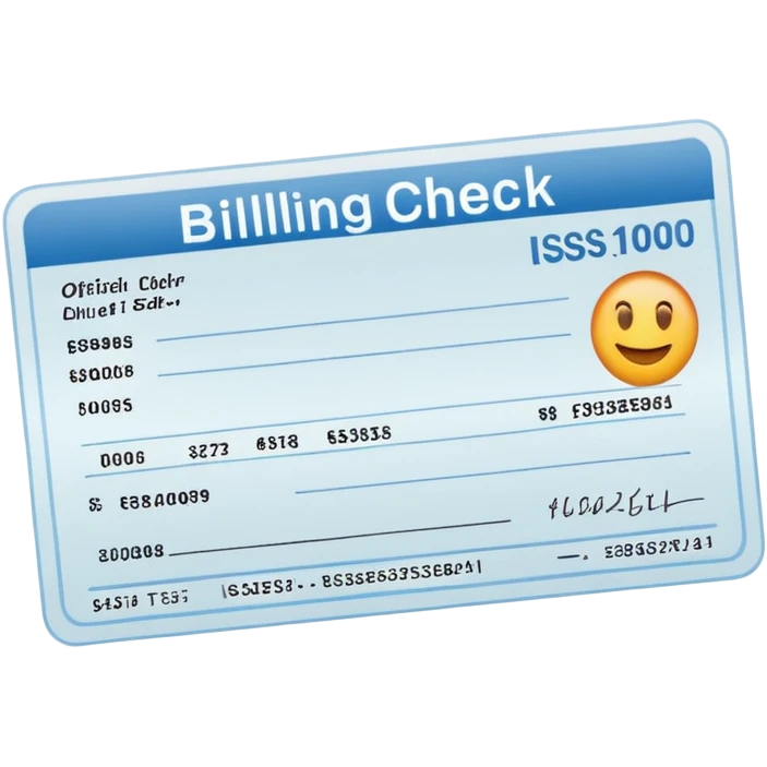 billing check emoji