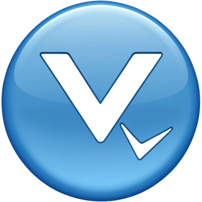 Blue tik emoji