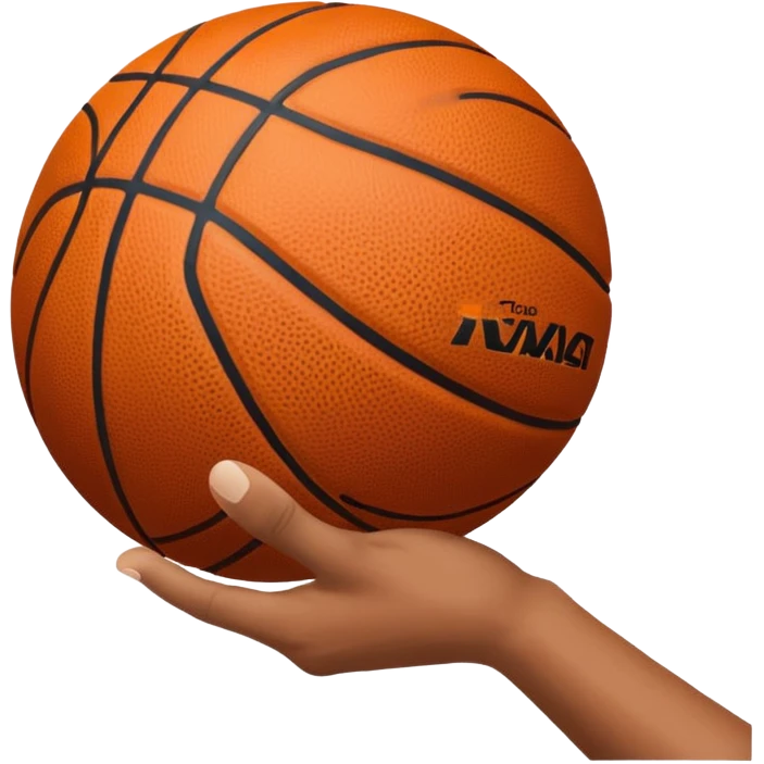 generate a throwing basket ball hand position emoji