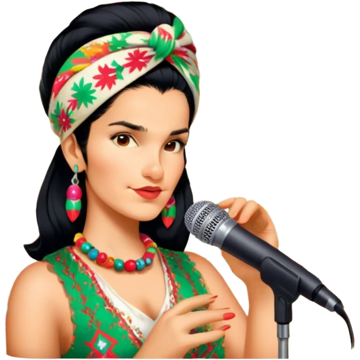 Colorful Singer emoji