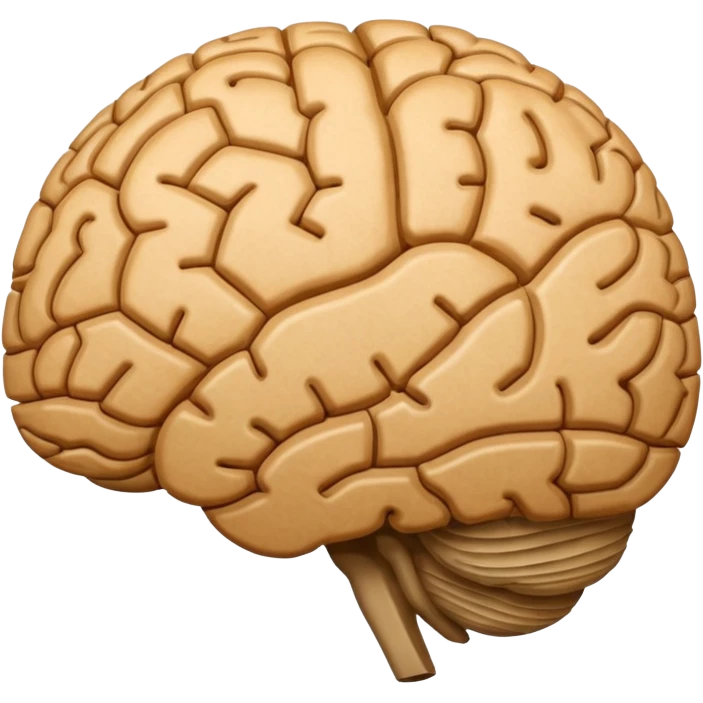 Cardboard brain emoji