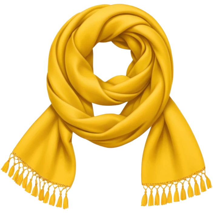 yellow scarf  emoji