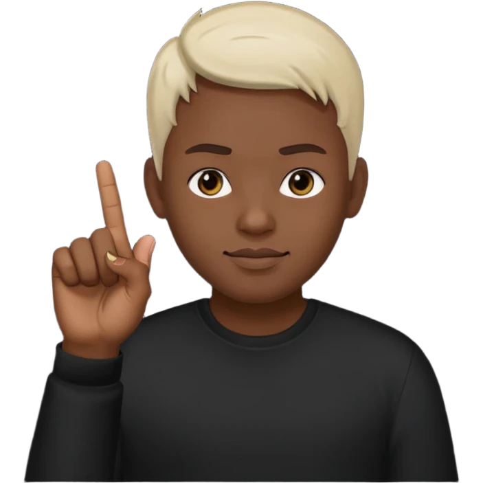 🗿🖕🏿 emoji