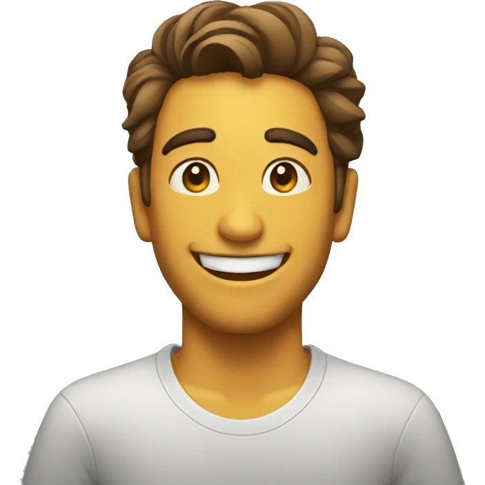Chico sonriente emoji