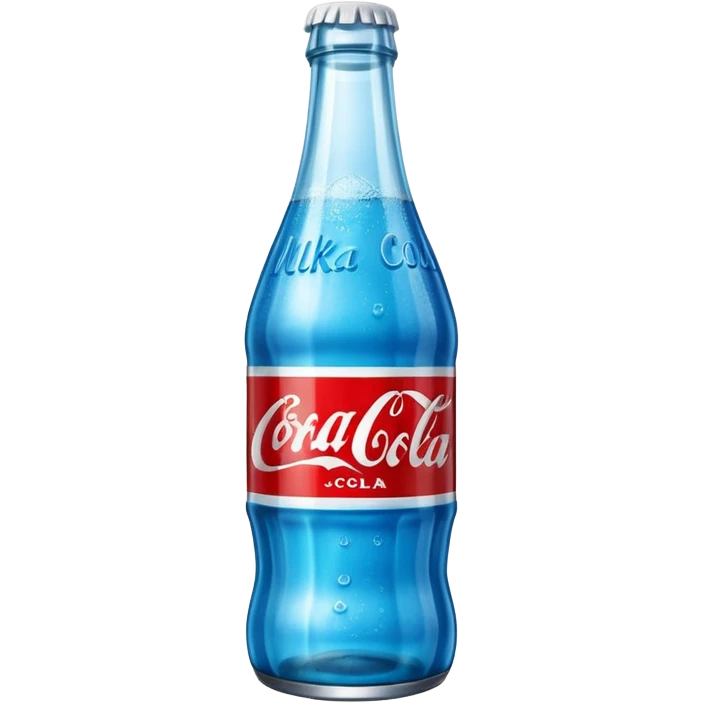 Nuka Cola blue bottle emoji