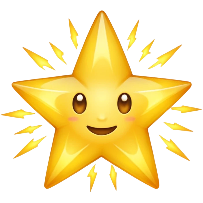 spark icon, no face emoji