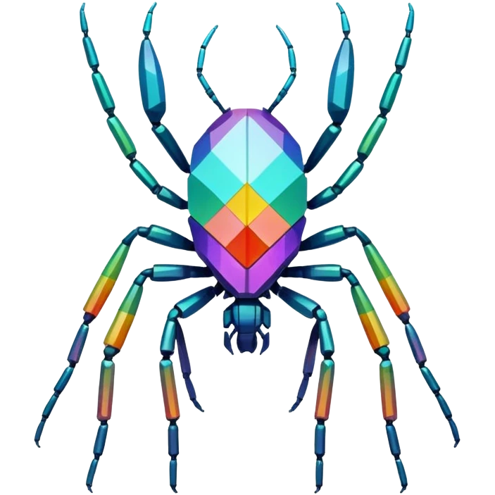 Pixelated bug emoji