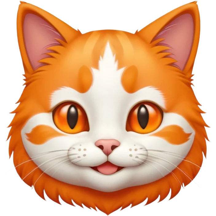 smiling cat being petted emoji