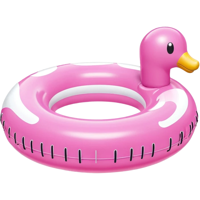 Light pink pool float emoji