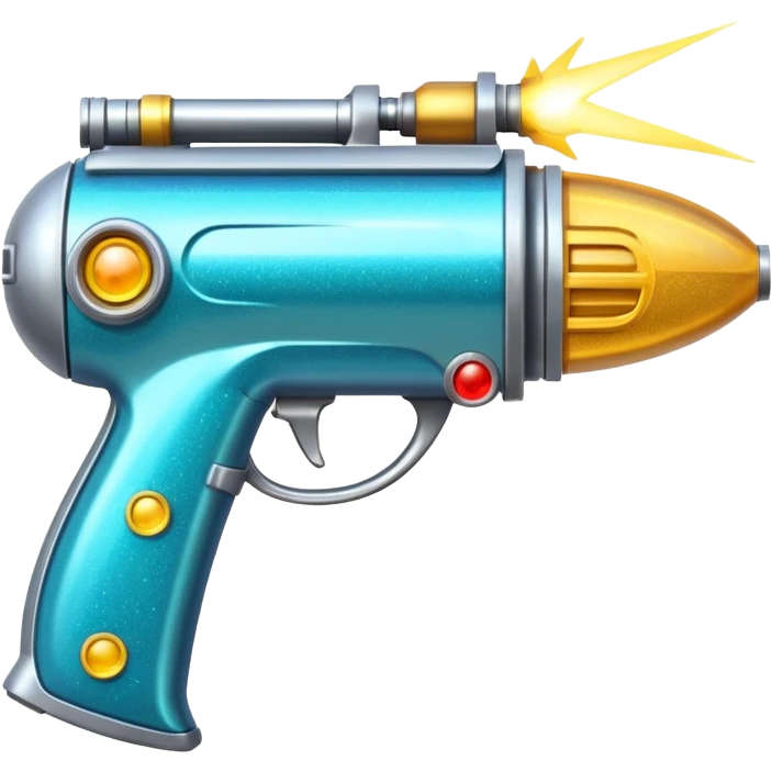 glitter  plasma ray gun emoji