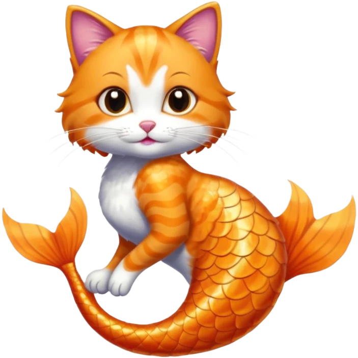 mermaid cat emoji