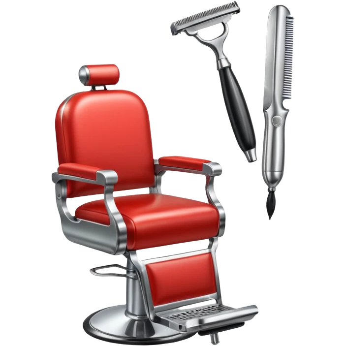 barber shop items emoji