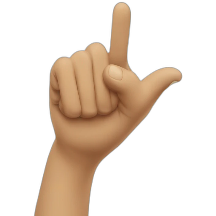 pointing on you emoji