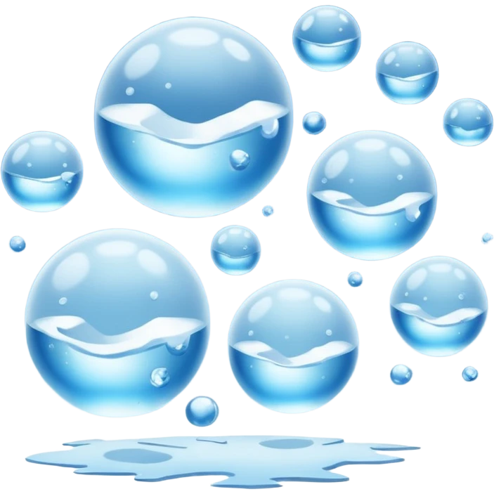 irregular balls or lumps of ice that fall from the sky, varying in size from small pellets to grapefruit-sized chunks and beyond emoji